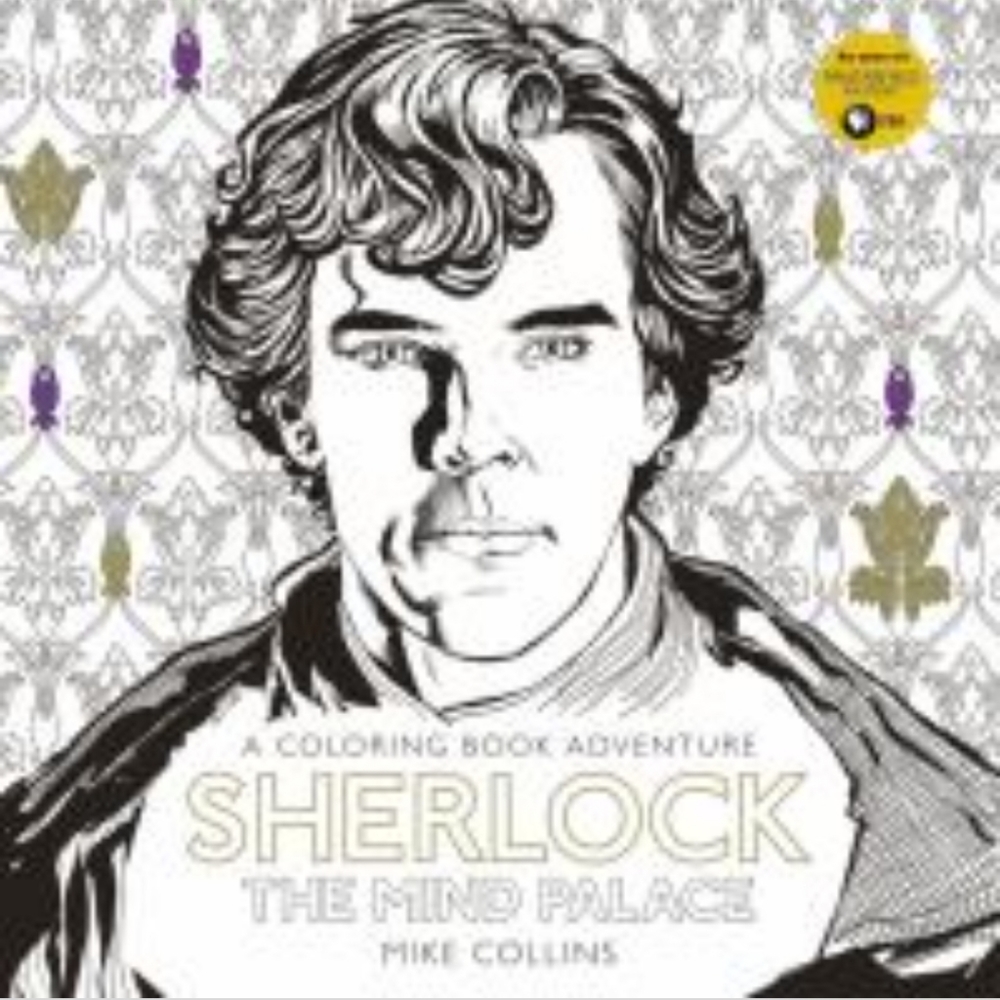 NEW Sherlock Holmes PBS The Mind Palace coloring books by Mike Collins